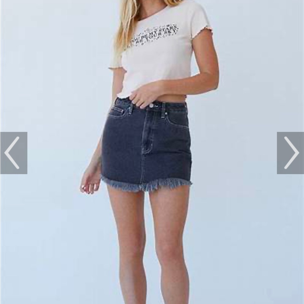 Denim Mini Skirt